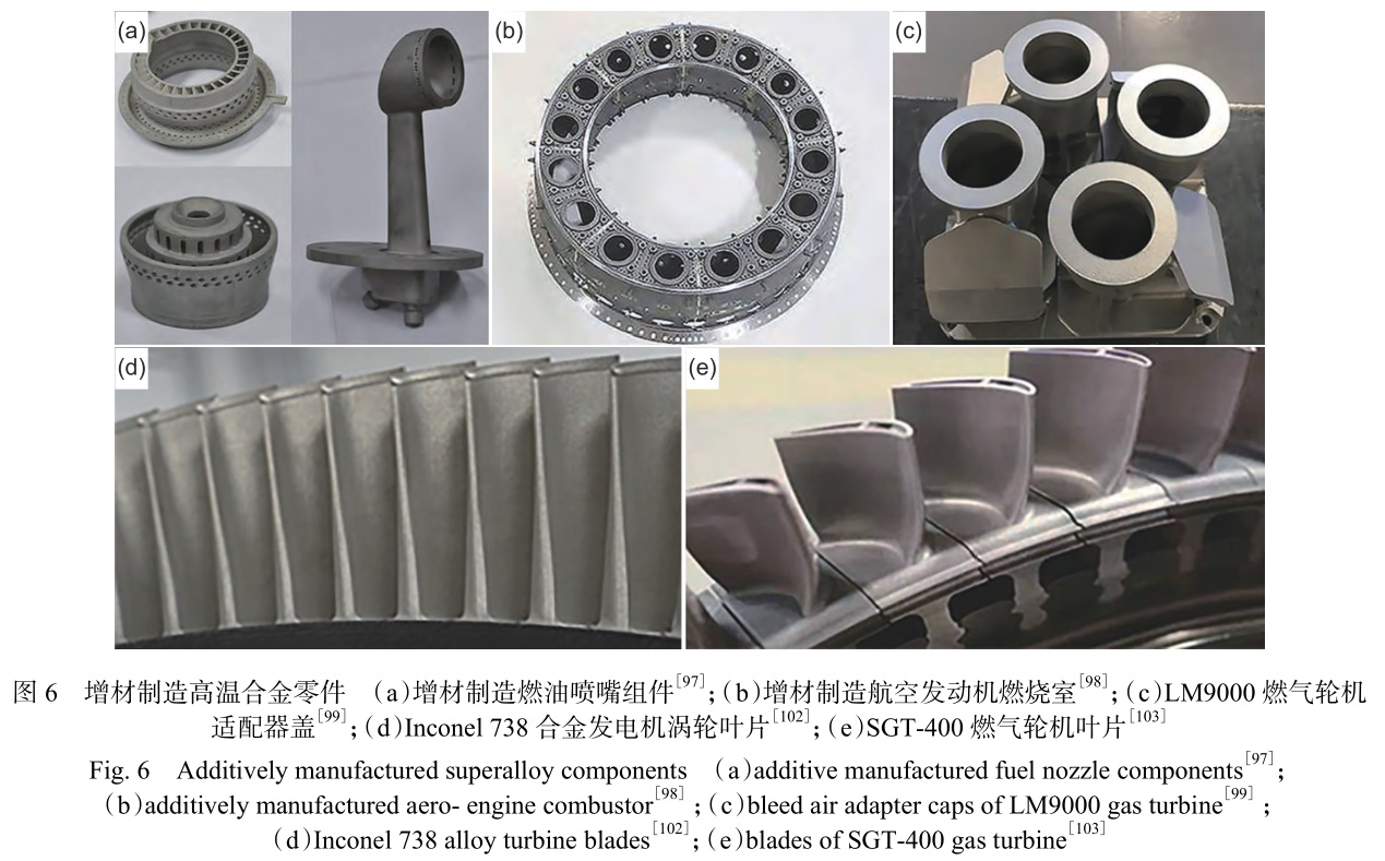 增材制造镍基高温合金在航空发动机与燃气轮机中的研究应用进展